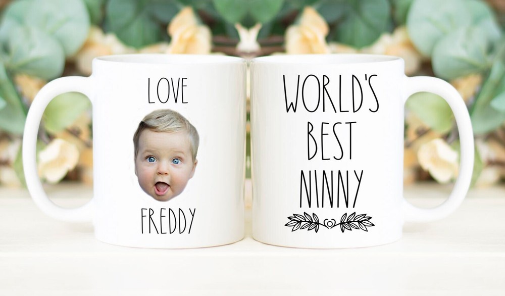 World's Best Ninny Coffee Mug Custom Face Mug Personalized With Photo Of Baby