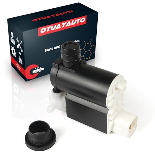 Windshield Washer Pump Replacement for Hyundai Kia w/ Grommet 985102L100