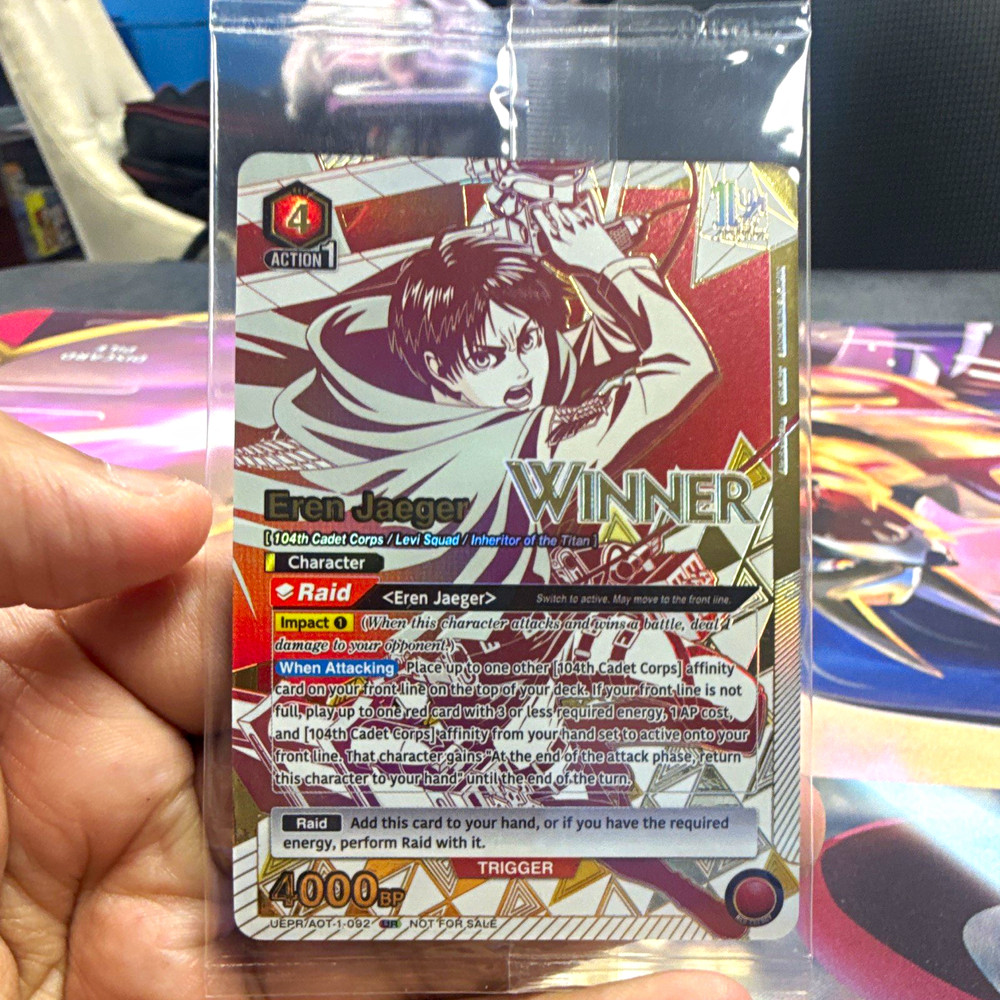Union Arena Eren Jaeger winner
