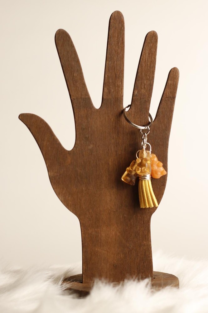 Bear Buddies Orange Trio Keychain