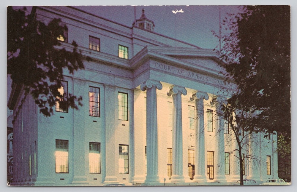 Albany New York, Court of Appeals Hall, Vintage Postcard
