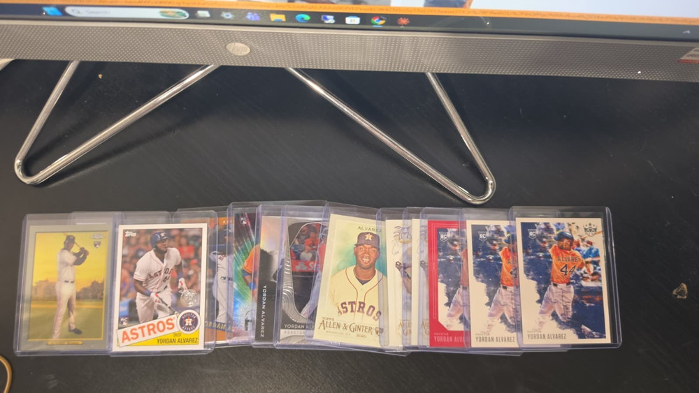 Yordan Alvarez Baseball Card Lot 13 Cards Houston Astros Rookies Inserts RC