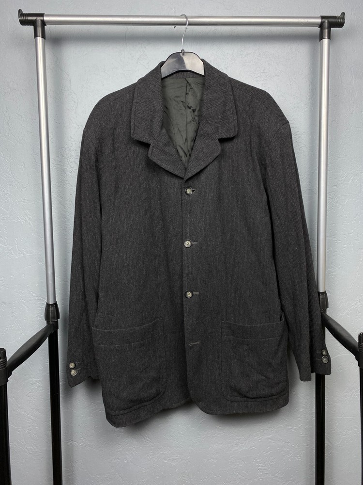 Kenzo Homme Vintage Mens Wool Coat Jacket Size XL