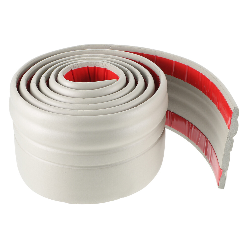 Baseboard Trim Peel and Stick Self-adhesive Floor Seam Decoration