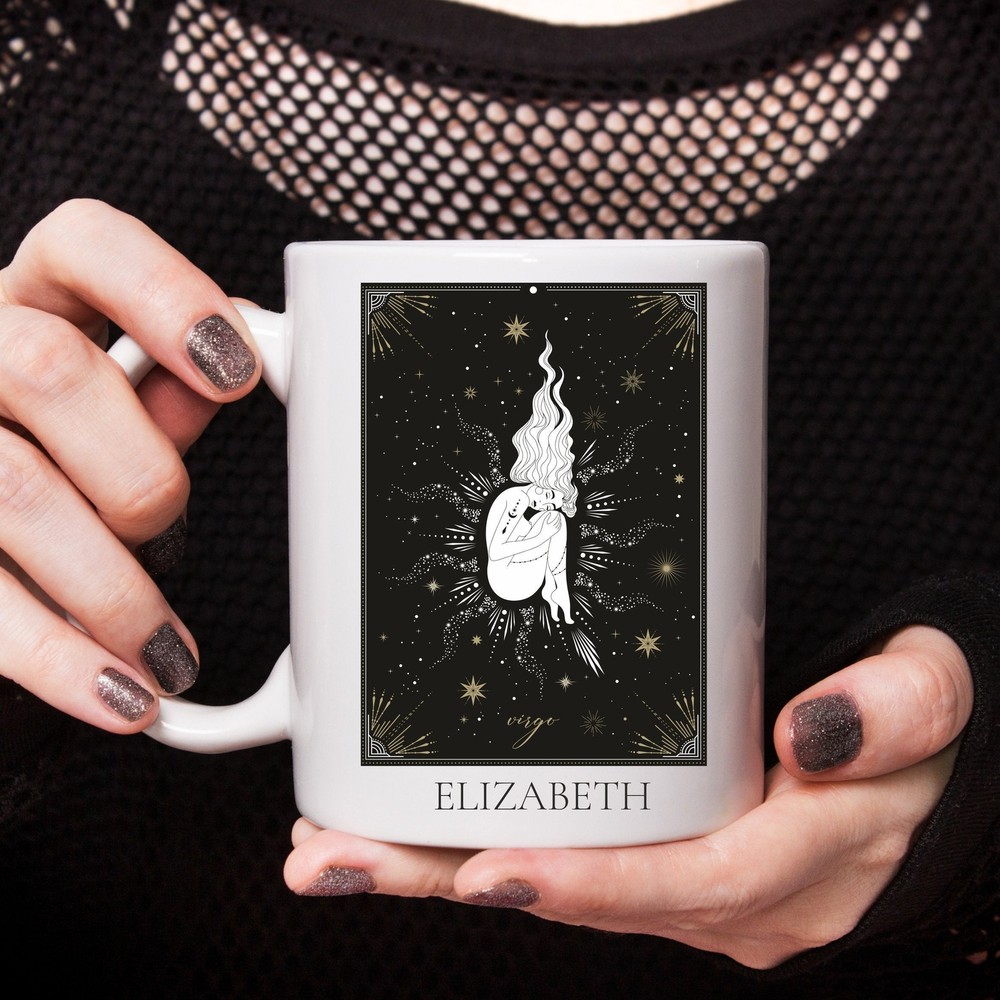 Custom Mug Personalised Zodiac Virgo Mug Zodiac Mug Virgo Star Sign Astrology