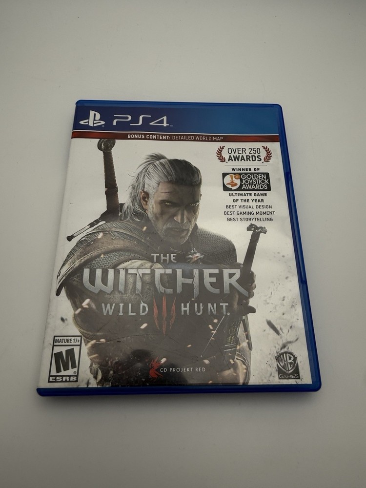Witcher 3: Wild Hunt (PlayStation 4, 2015) CIB Complete In Box Tested Working