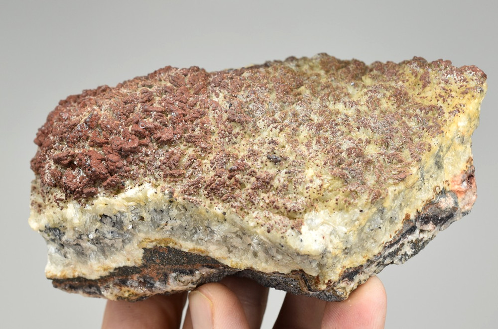 Quartz with Hematite - Pea Ridge Mine, Washington Co., Missouri