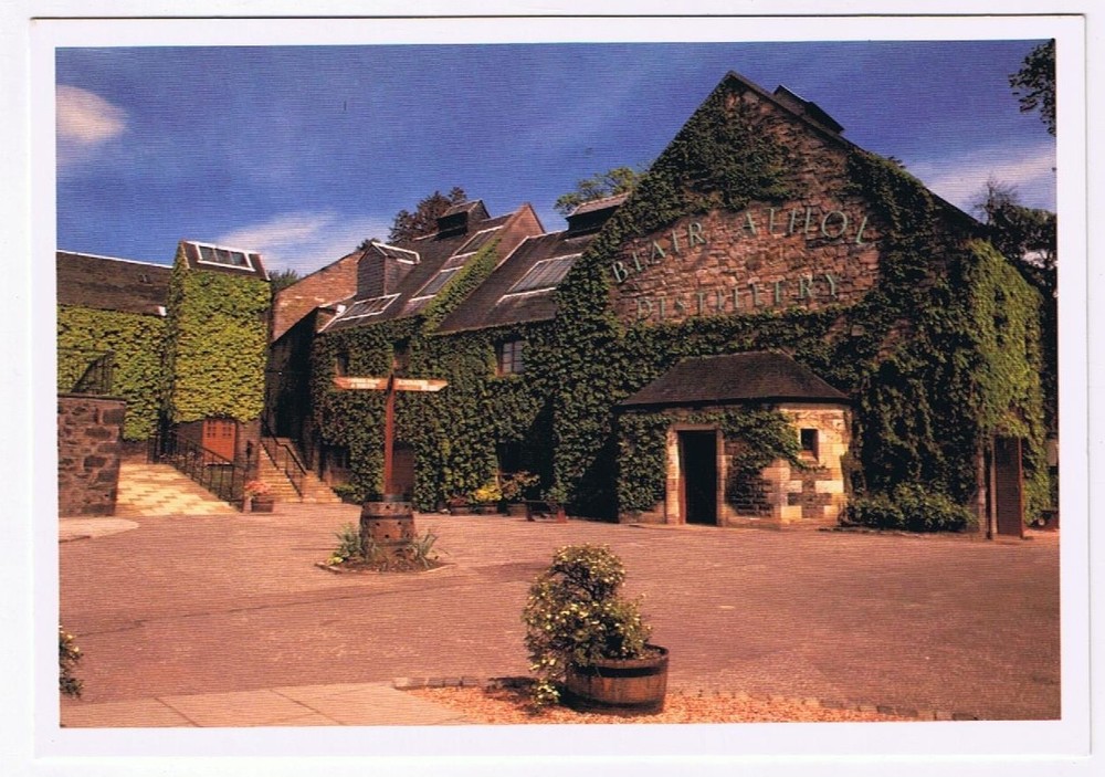 Postcard Blair Atholl Distillery Pitlochry Perthshire Scotland