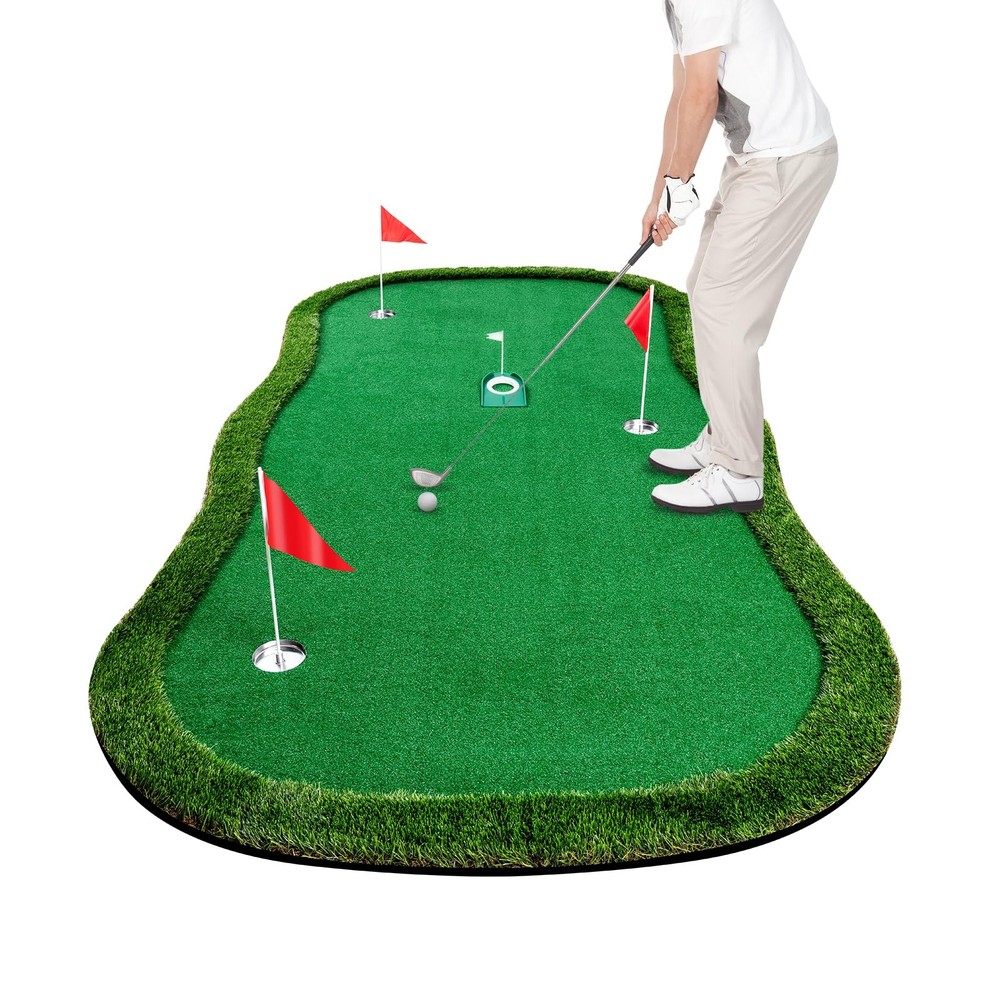 Golf Putting Green Indoor Outdoor Putting matt Professional Training Mat Prac...