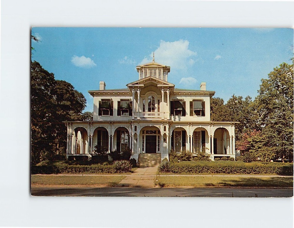 Postcard Burchfield Home Tuscaloosa Alabama USA
