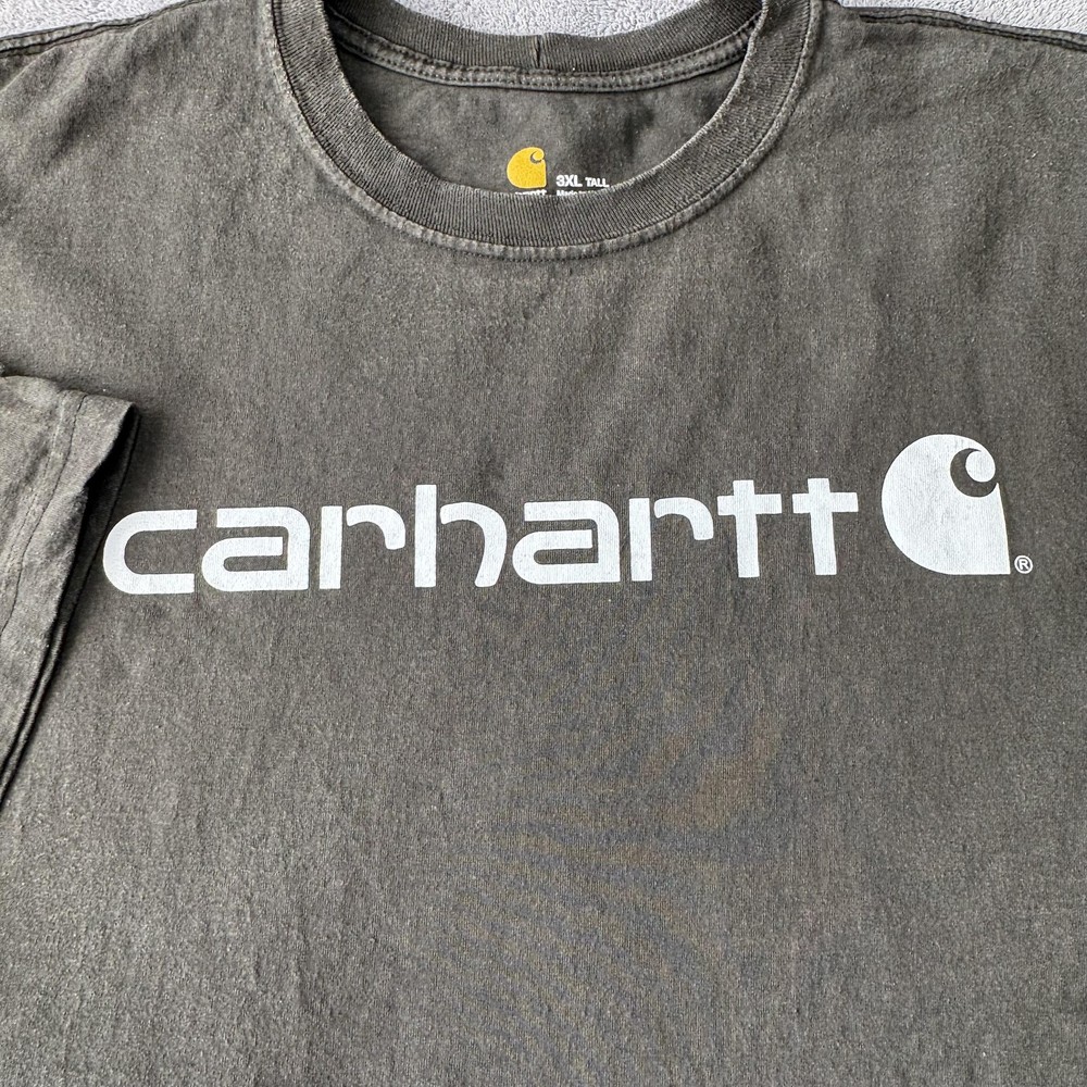 Carhartt Shirt Mens 3XL Green Graphic Crewneck Short Sleeve Cotton Jersey
