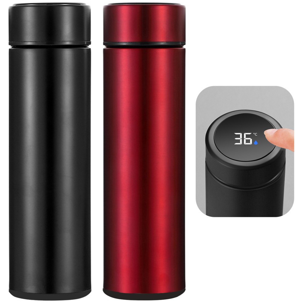 500ml Smart Bottle Thermos Insulated Mug Stainless Steel Vacuum Cup LED Display