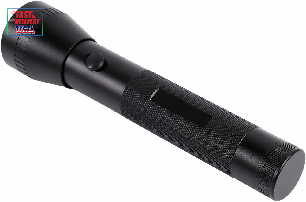 Heavy Duty 2 D Cell Battery LED Big Flashlights High Lumens Single Mode Flashlig