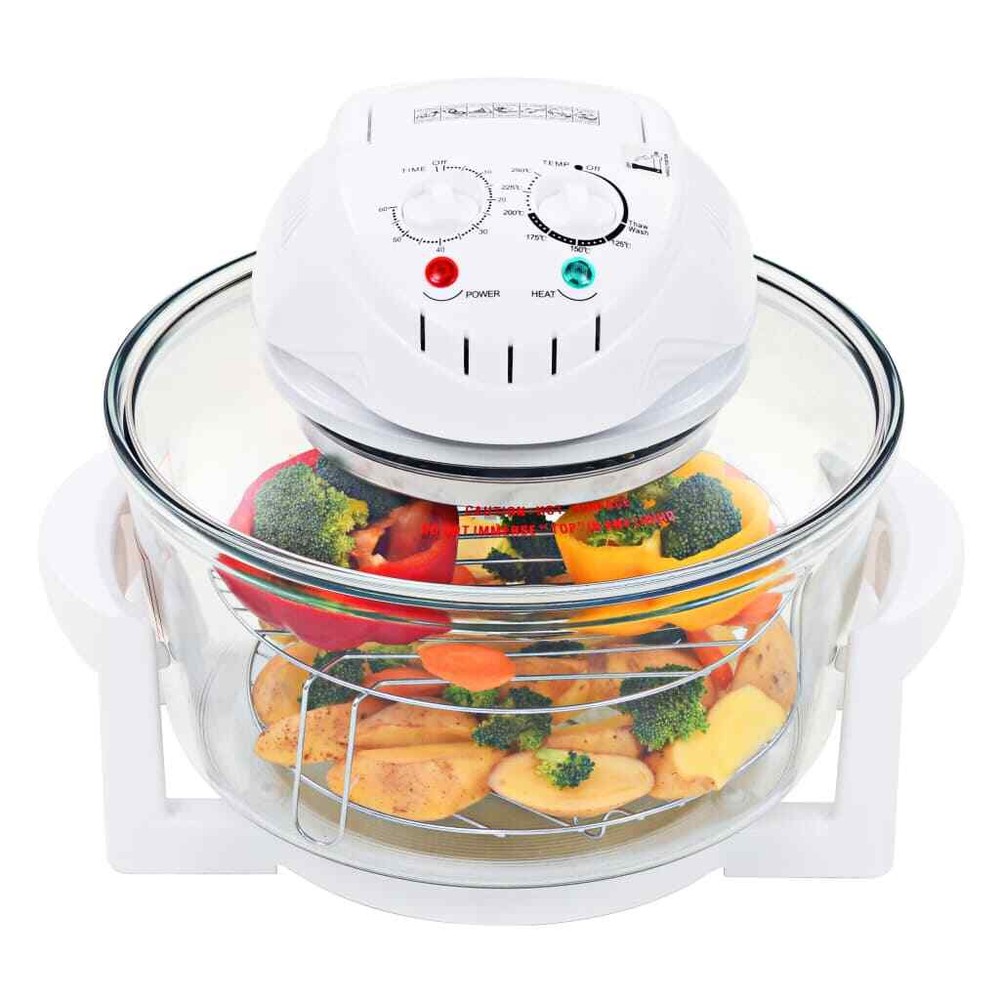 NNEVL Halogen Convection Oven with Extension Ring 1400 W 17 L