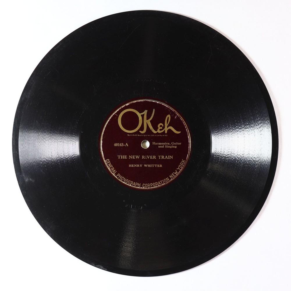 Prewar C&W 78 - Henry Whitter - The New River Train - Okeh 40143
