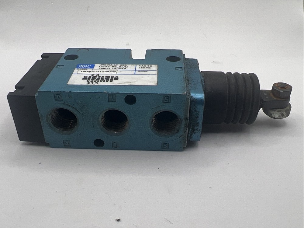 Mac Valves 180001-112-0015 Solenoid Valve Used