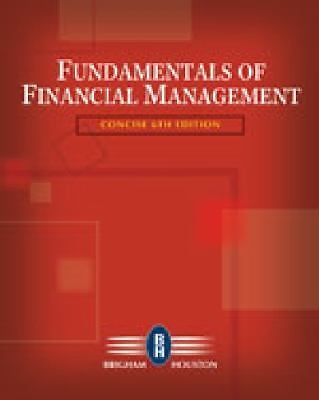Study Guide for Brigham/Houston’s Fundamentals of Financial Management, Co...