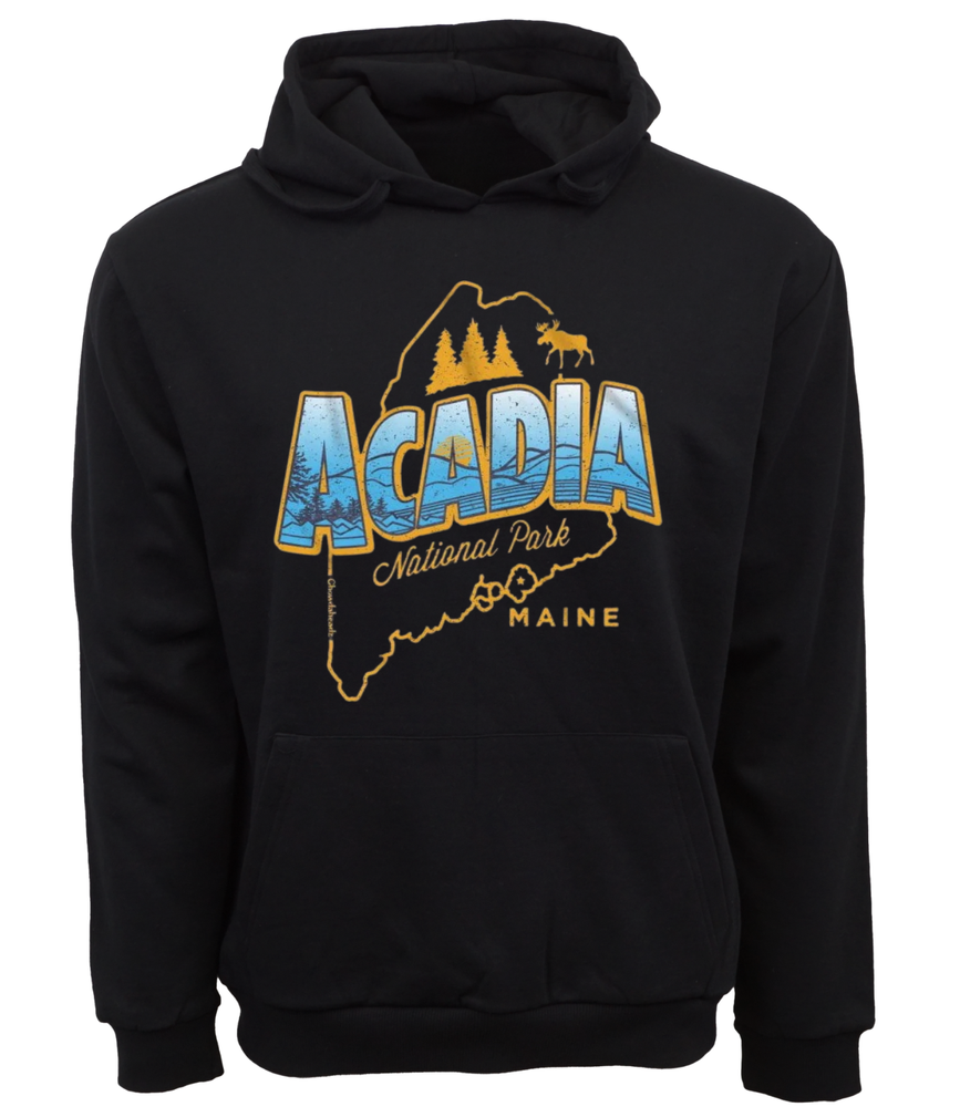 Acadia National Park Fleece Pullover Hoodie – Warm & Cozy  -image