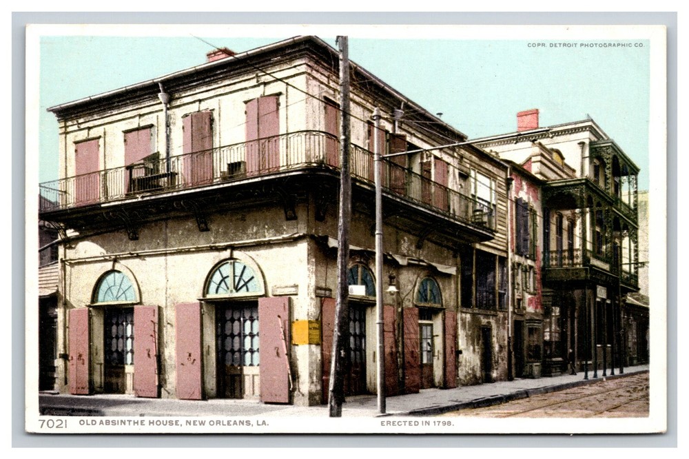 Old Absinthe House, New Orleans Louisiana LA Postcard-image