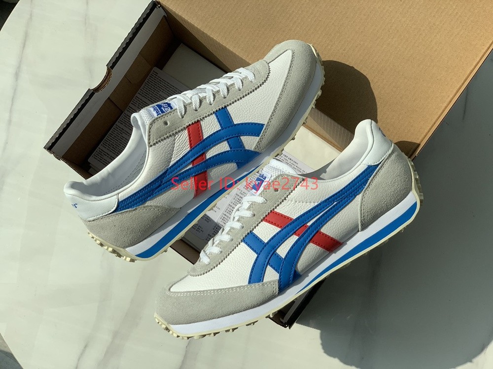 Retro Onitsuka Tiger Edr 78 Unisex Casual Shoes 1183B411-101 White/Blue Sneakers