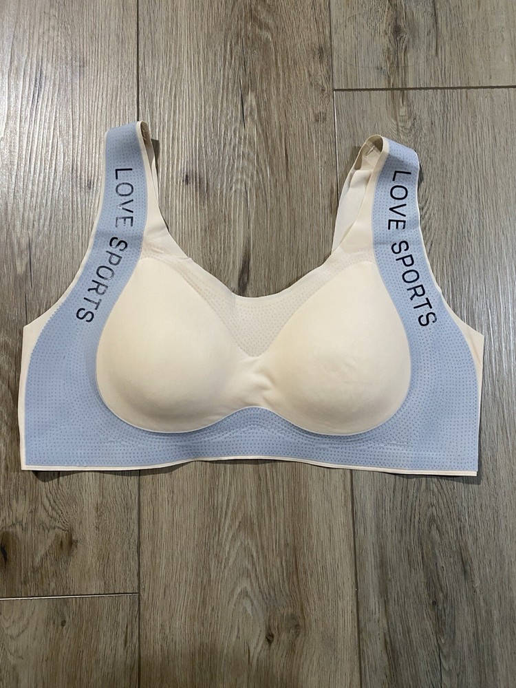 Womens Gorgeous Teardrop Cup Bra With Letter Style XL Laces: Promotes Breast