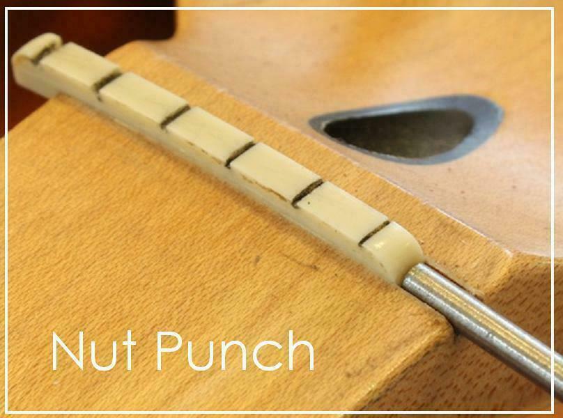 AlwaysHandCrafted NUT REMOVAL PUNCH - unique brass guitar luthier tool