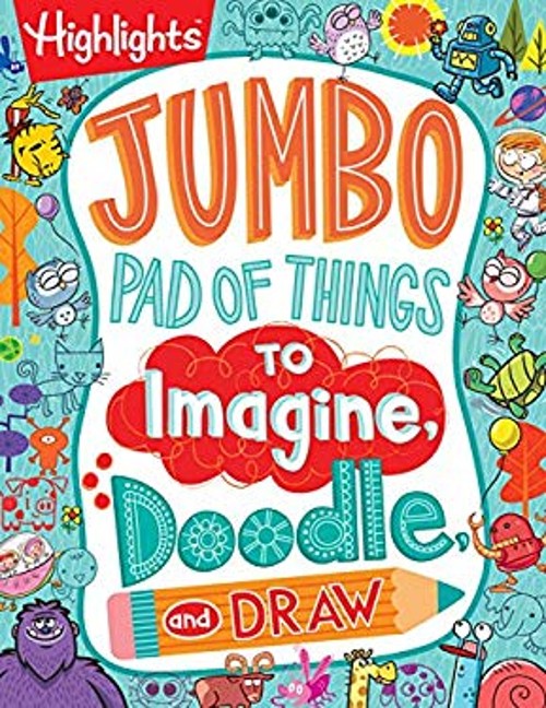 Jumbo Pad of Things to Imagine, Doodle, and Draw Paperback