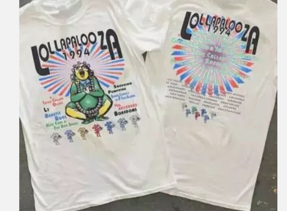 Lollapalooza Tour Shirt Lollapalooza Music Festival Vintage 1994 T-shirt