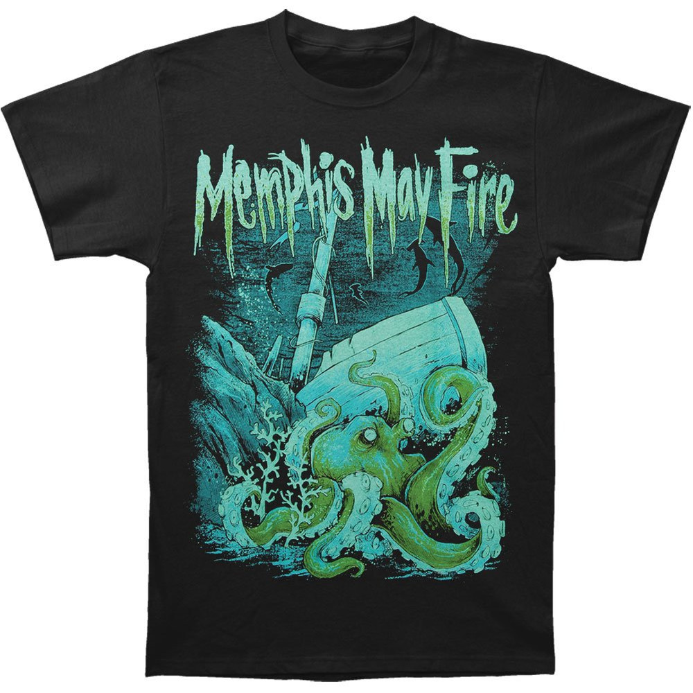 MEMPHIS MAY FIRE Tour Octobus Band Gift For Fan S-5XL T-shirt QT344