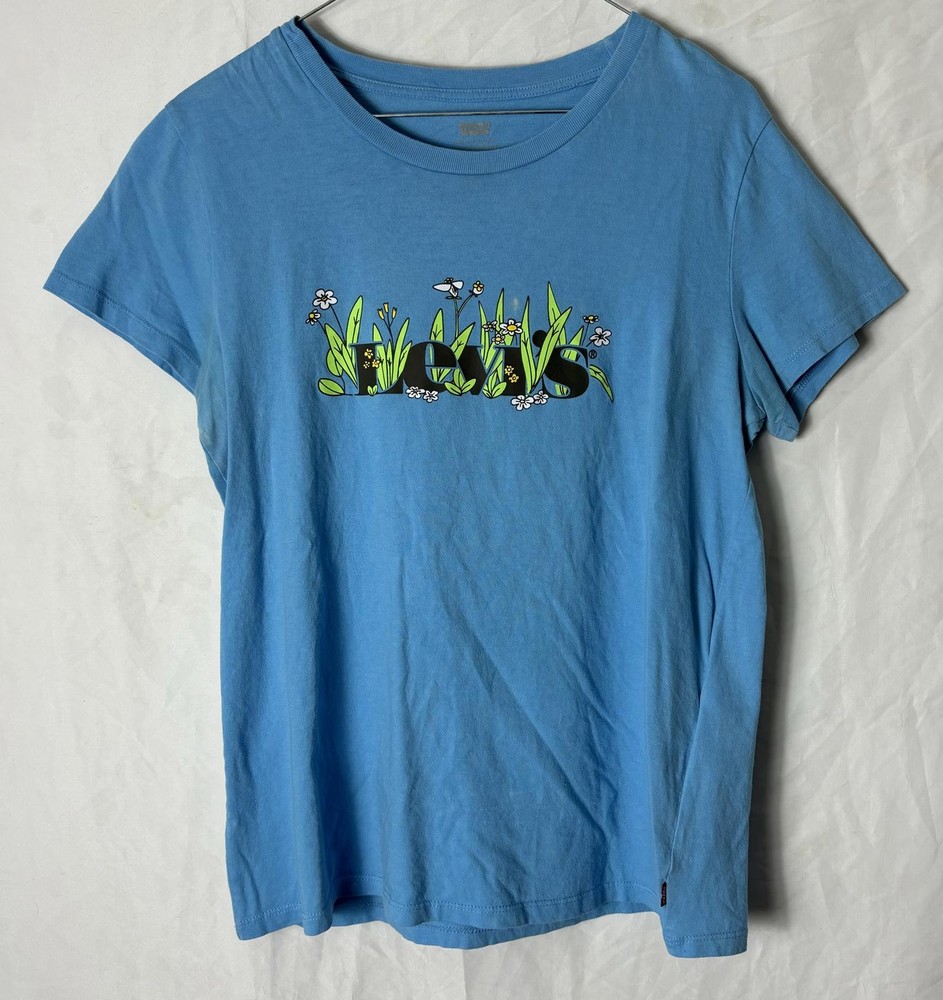 Levi's Blue Graphic Tee - M