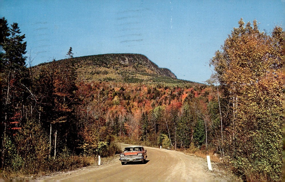 1961 Kancamagus Highway White Mountains New Hampshire NH Chrome Postcard