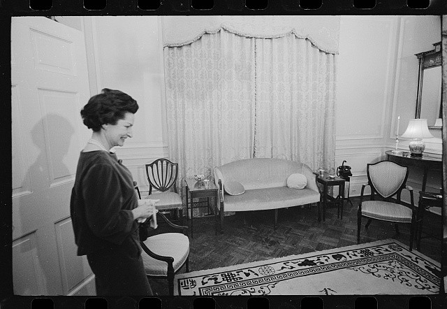 Photo:Lady Bird Johnson Blair House Reopening 1964 White House Guesthouse