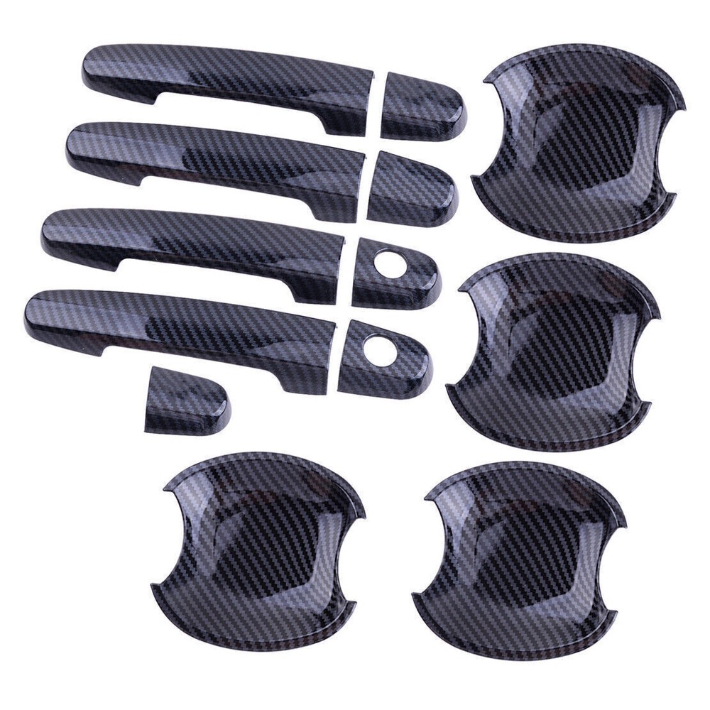 Fit for Toyota Corolla 2003-2013 Carbon fiber - Side Door Bowl Handle Cover Trim