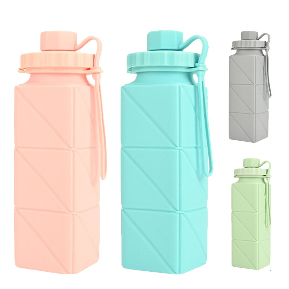 Foldable Water Bottle Flexible Foldable Reusable Water Bottle For Outdoor Sports
