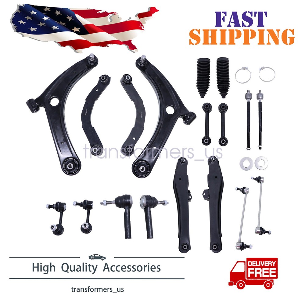 18Pcs Front Rear Suspension Kit For 2007-2009 Jeep Patriot Compass Dodge Caliber