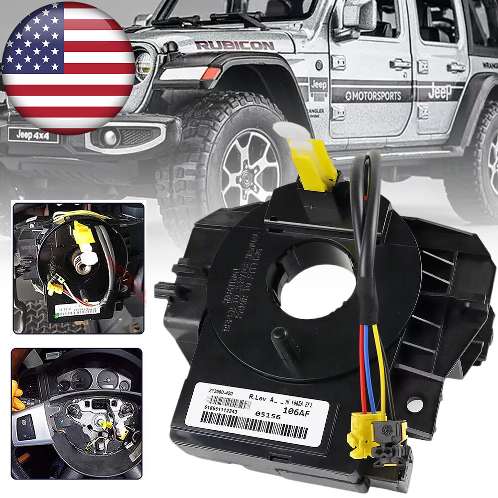 OE Angle Sensor Steering Wheel Clock Spring 5156106AD For 2007-2018 Wrangler JK