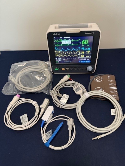Mindray Passport 8 Patient Monitor w/ Sidestream Etco2 - Tested/Accessories