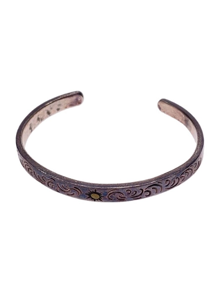 Sterling Silver Men's Bangle - SV925 - Style 2270