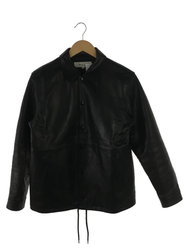 Men's Black Horse Leather Blouson Jacket T164-L261
