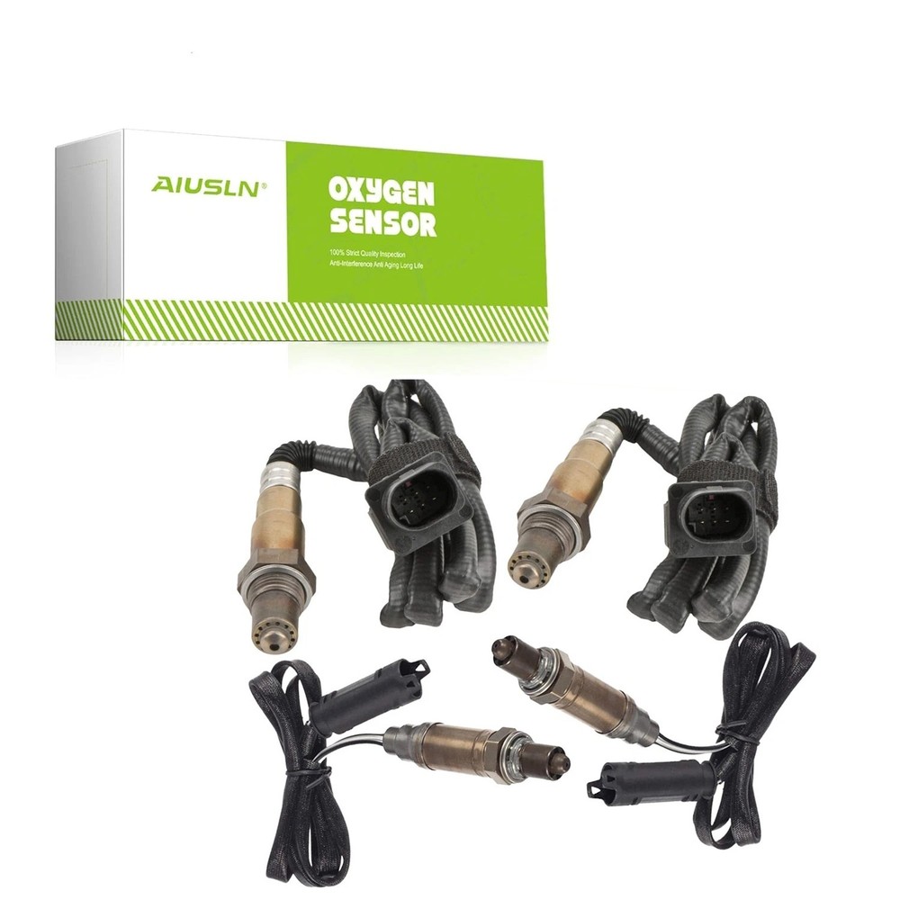 Set of 4 Up+Downstream Oxygen Sensor for BMW 325Ci 530i X3 04-06 3.0L Auto Trans