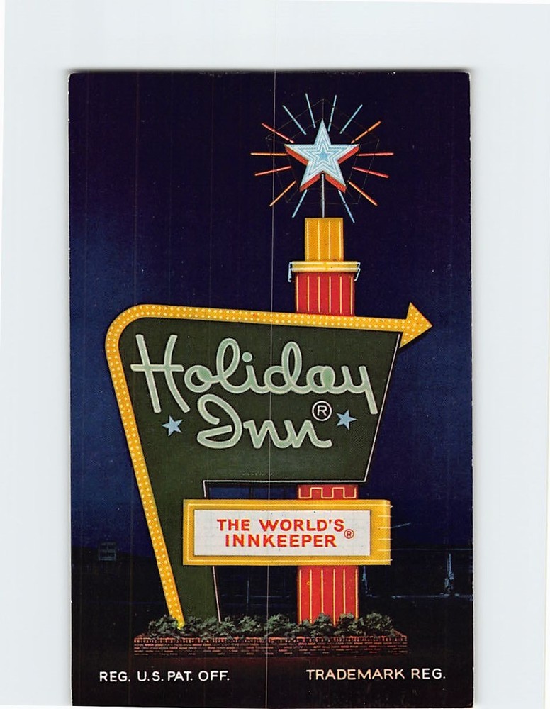 Postcard Holiday Inn Portage Indiana USA
