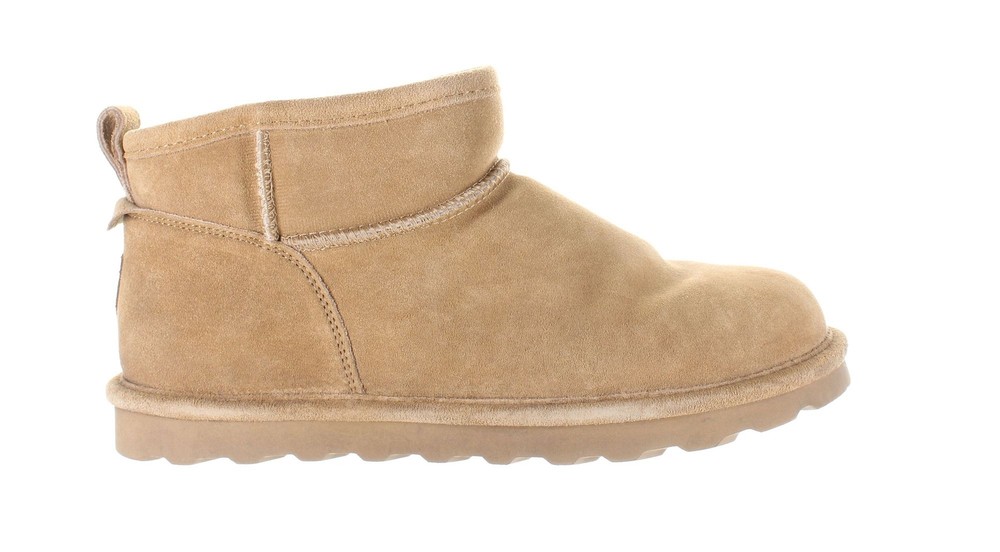 Bearpaw Womens Shorty Brown Ankle Boots Size 10 (7779401)