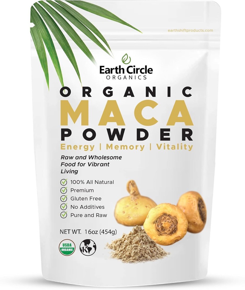 Yellow Maca Root Powder, Natural Superfood, Helps with Energy, Weight, and Women