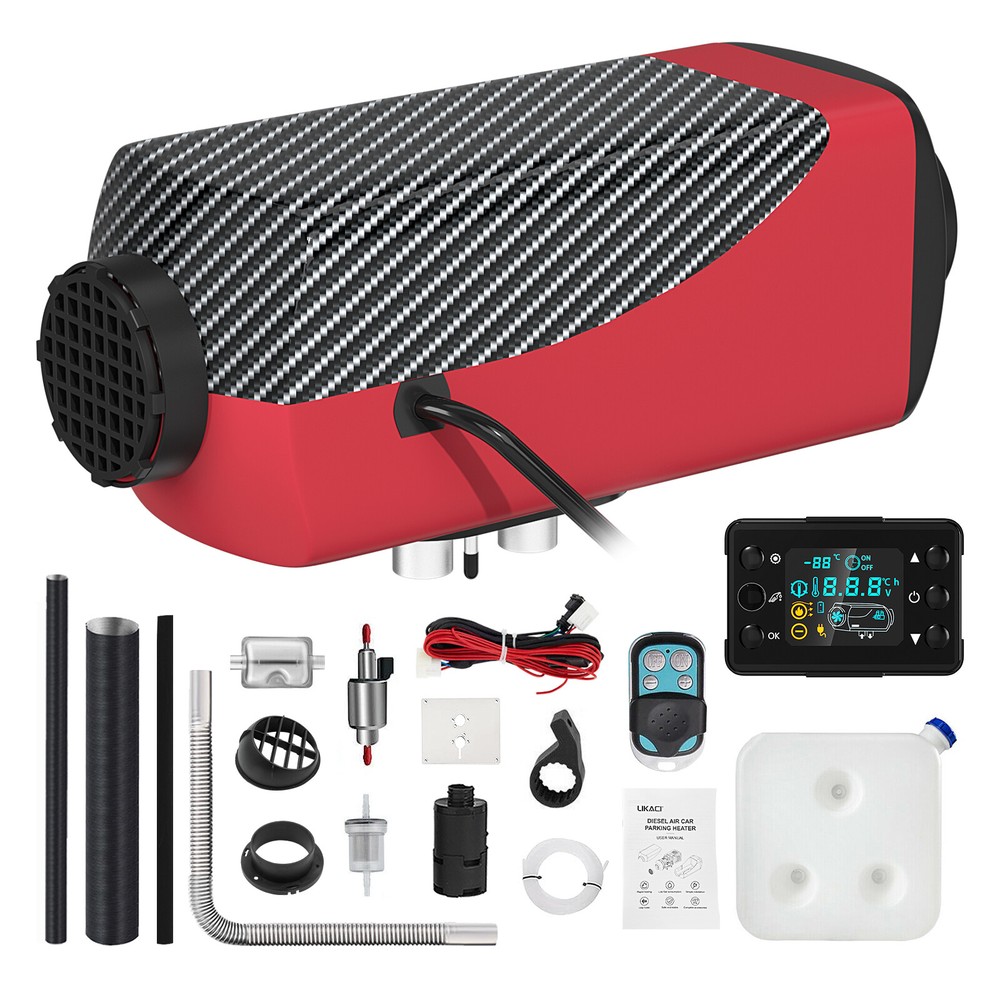 Diesel Air Heater 5KW-8KW 12V/24V LCD Remote Control Car RV Truck Boat Trailer