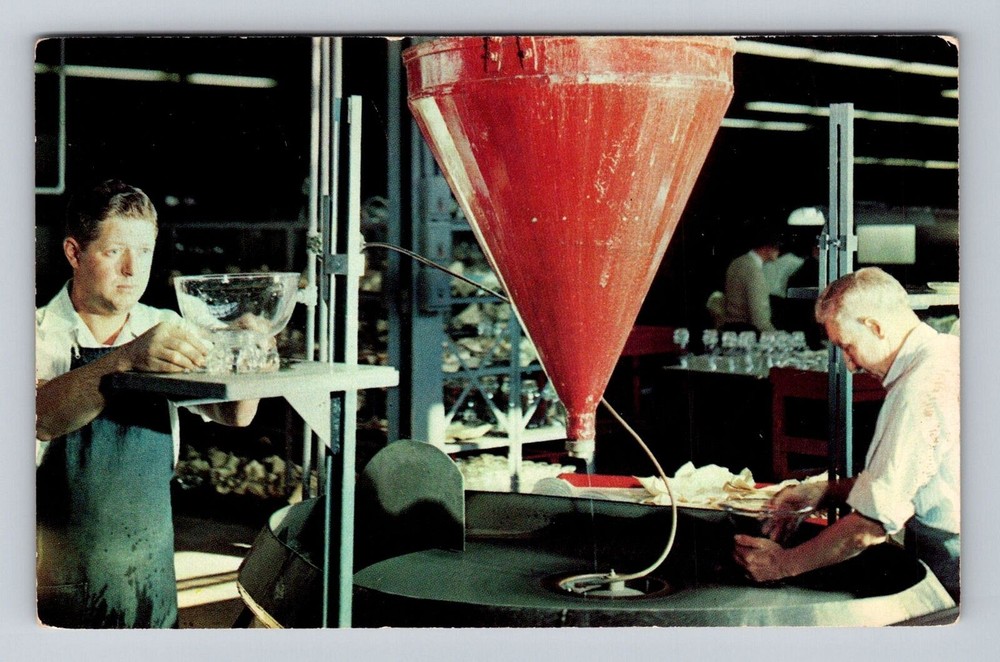 Corning NY-New York, Corning Glass Center, Vintage Souvenir Postcard