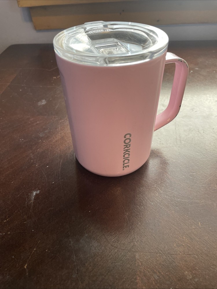 Corkcicle Mug Pink 16oz Used