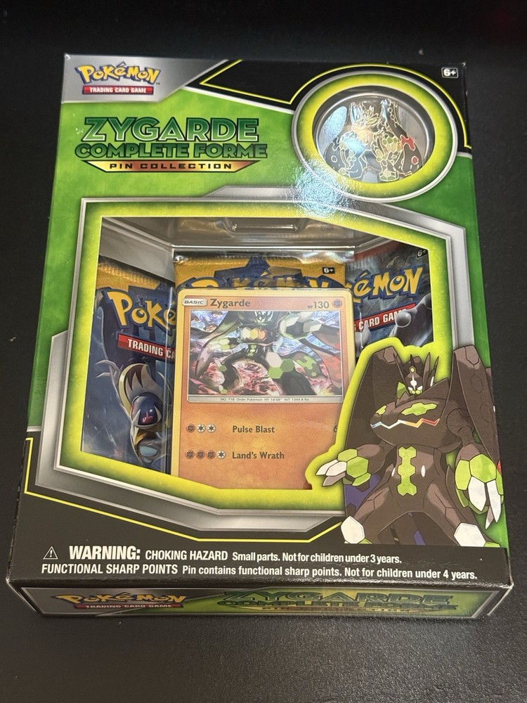 Pokemon TCG: Zygarde Complete Forme Pin Collection FACTORY SEALED!