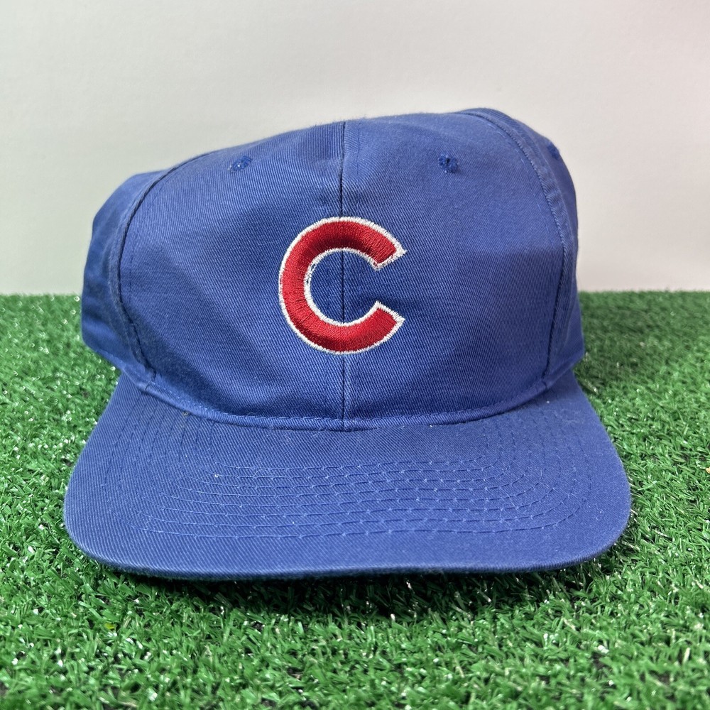 Vintage 90s Chicago Cubs Hat Snap Back Adult One Size Namco MLB Blue