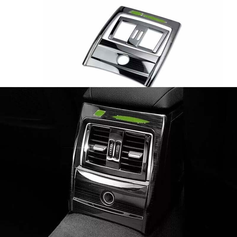 Rear Air Outlet For BMW 3 4 Series Black Titanium 13-2019 Anti-Kick Panel Cover