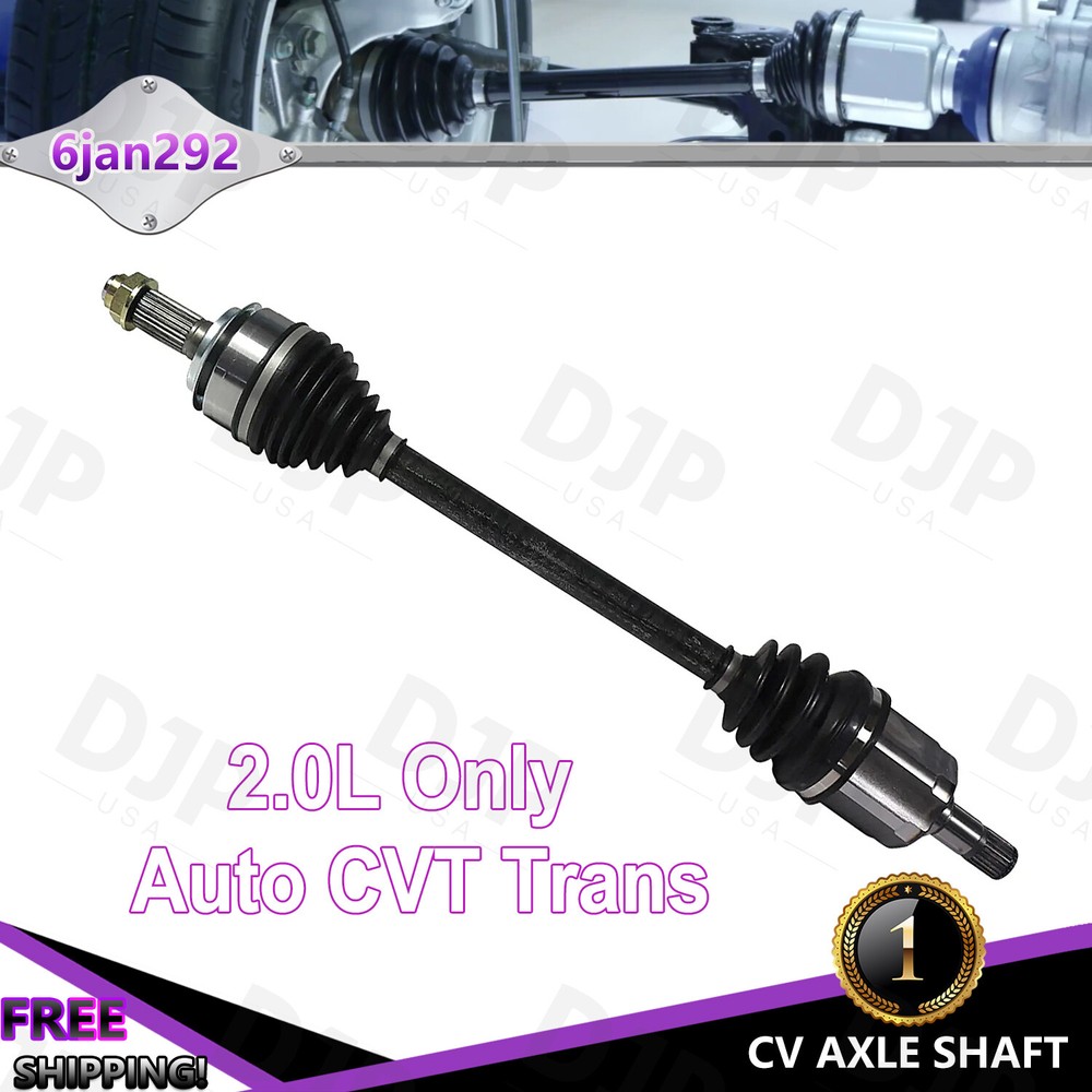 Honda Civic EX LX 2.0L Auto CVT 2016-21 Front Left Driver Side CV Axle Shaft